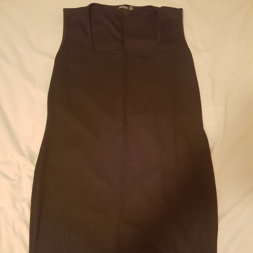 Boohoo square neck dress